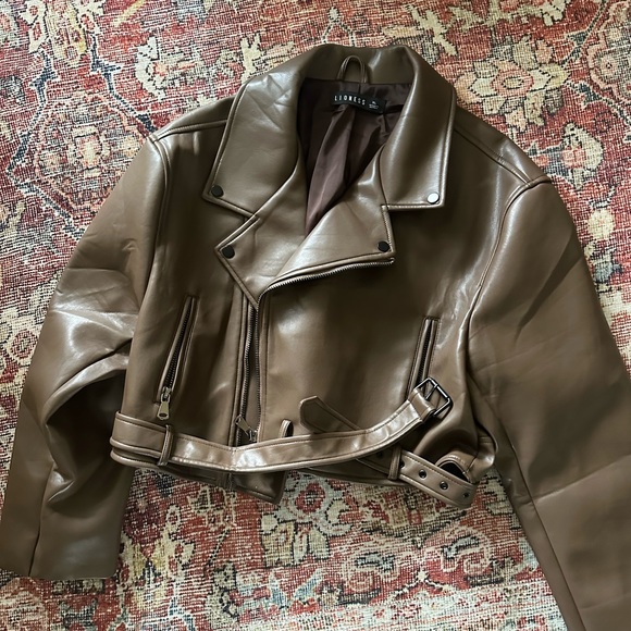 Lioness Jackets & Blazers - Lioness Staten Island Faux Leather Jacket